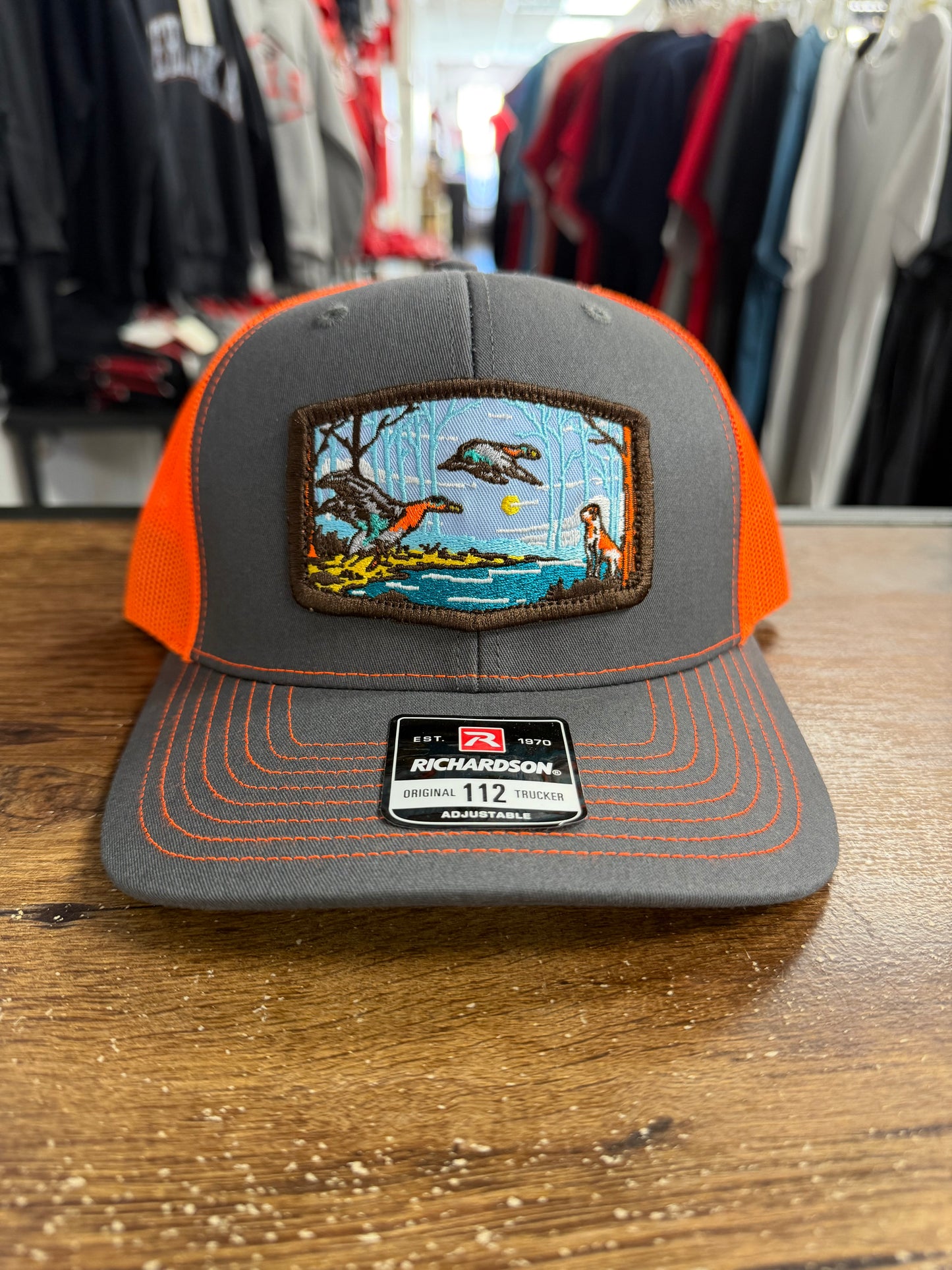 Duck Hunting Scene Trucker Hat