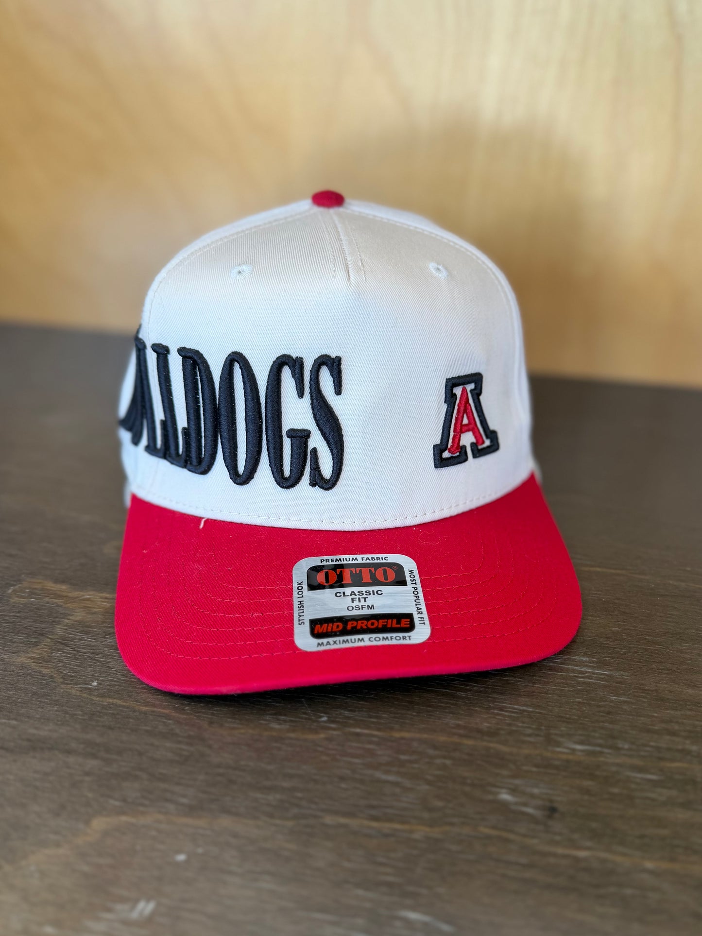Bulldog Side Puff Design Hat