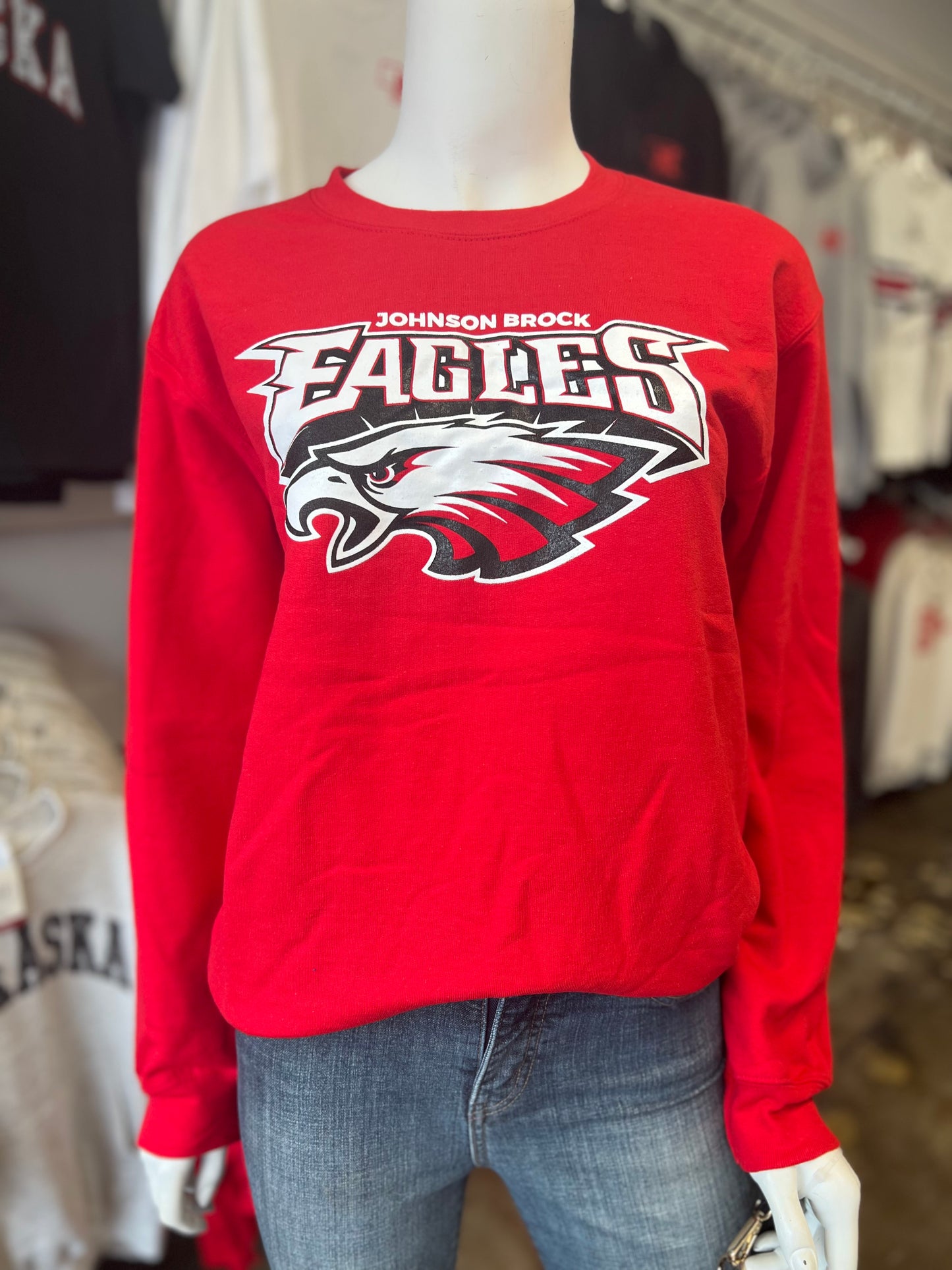 JB Large Eagles - Gildan Crewneck Sweatshirt