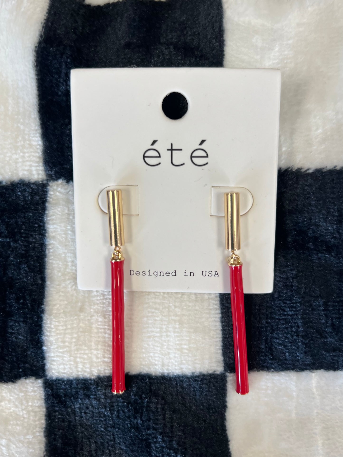 Drop Bar Game Day Earrings