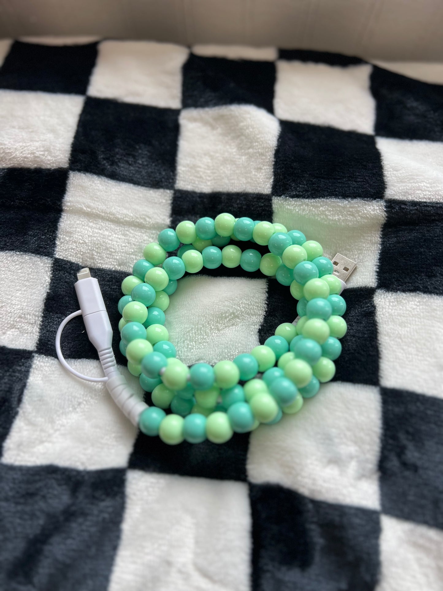 Beaded Dual Phone Charger