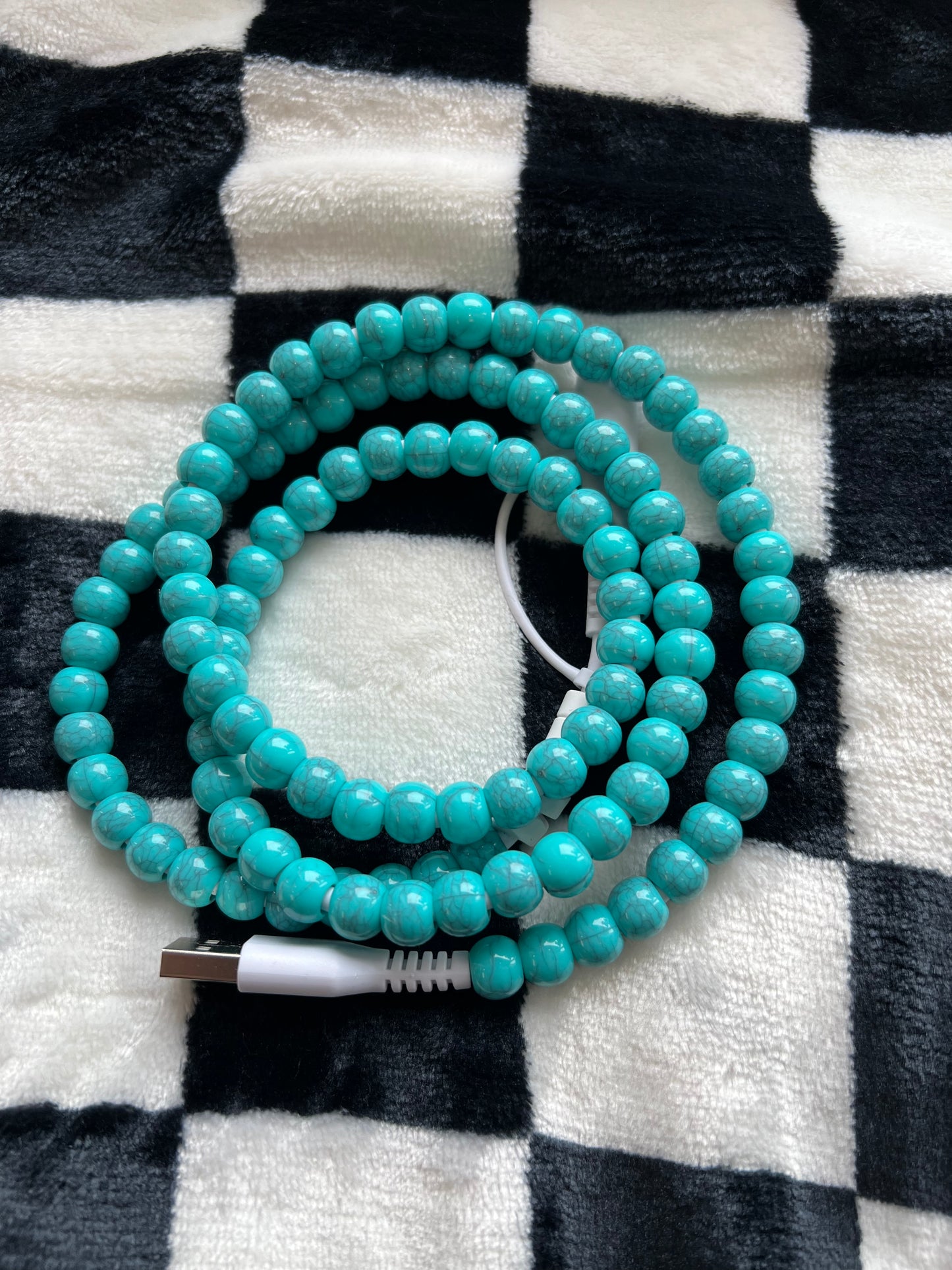 Beaded Dual Phone Charger