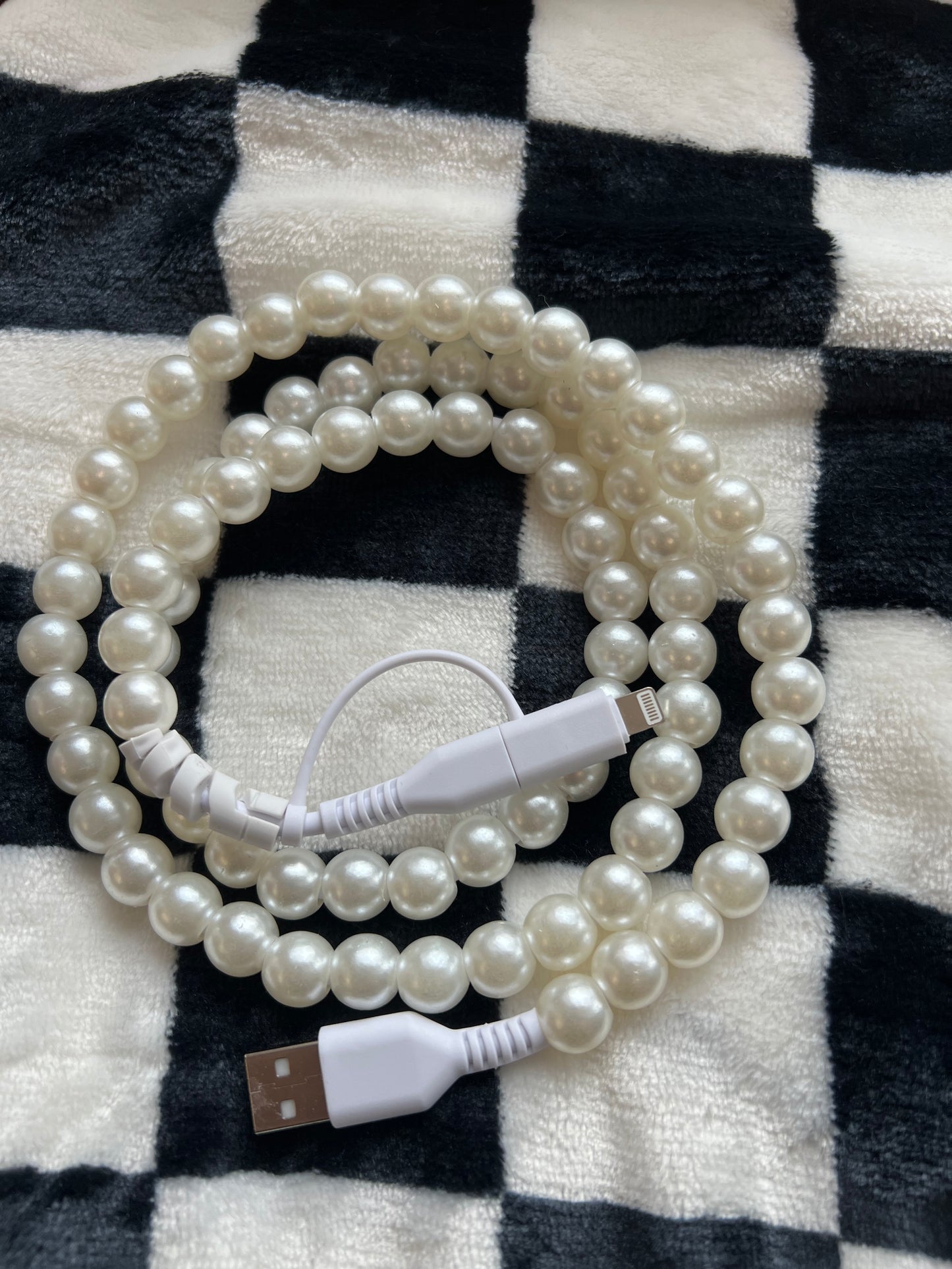 Beaded Dual Phone Charger