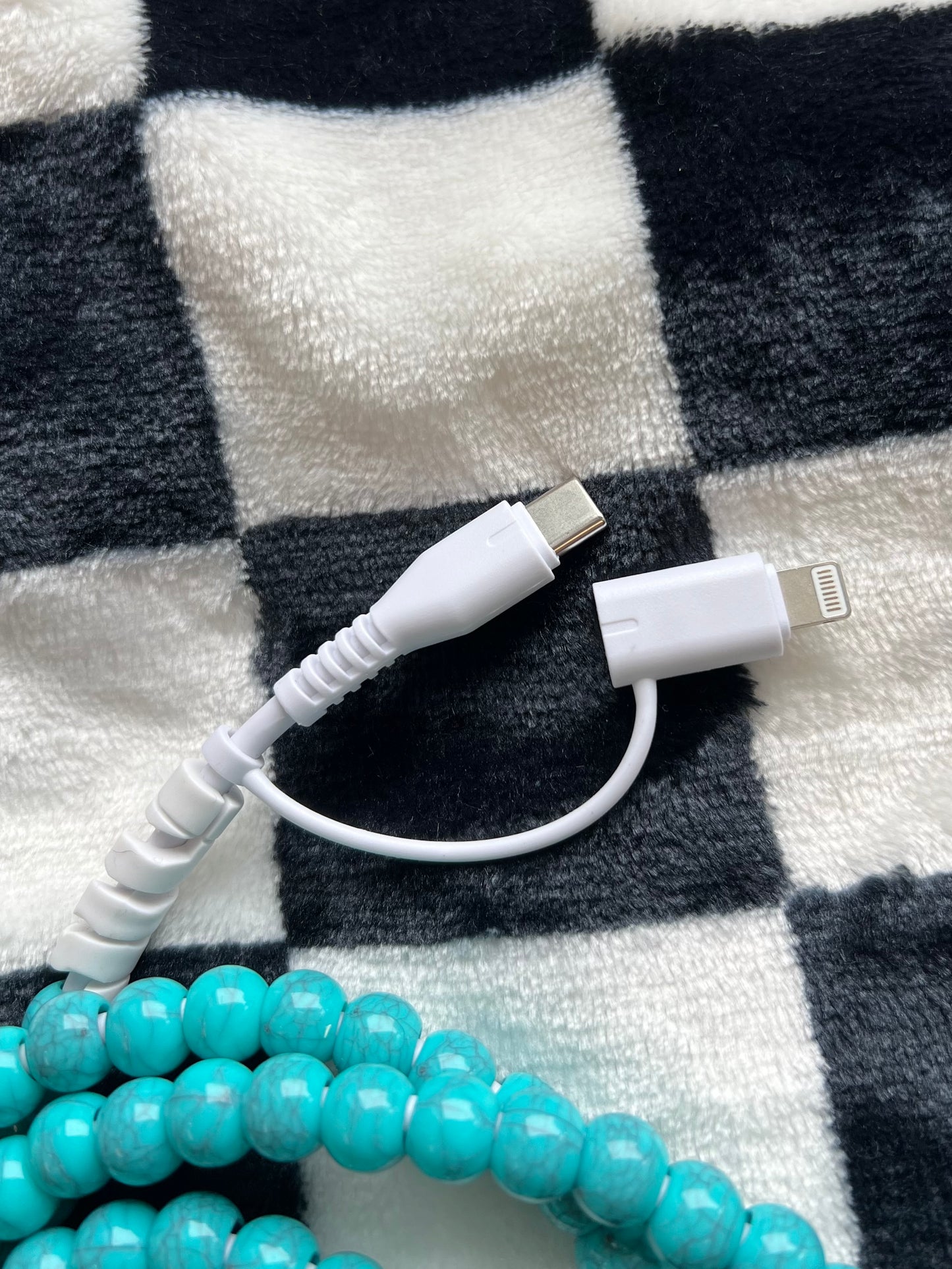 Beaded Dual Phone Charger