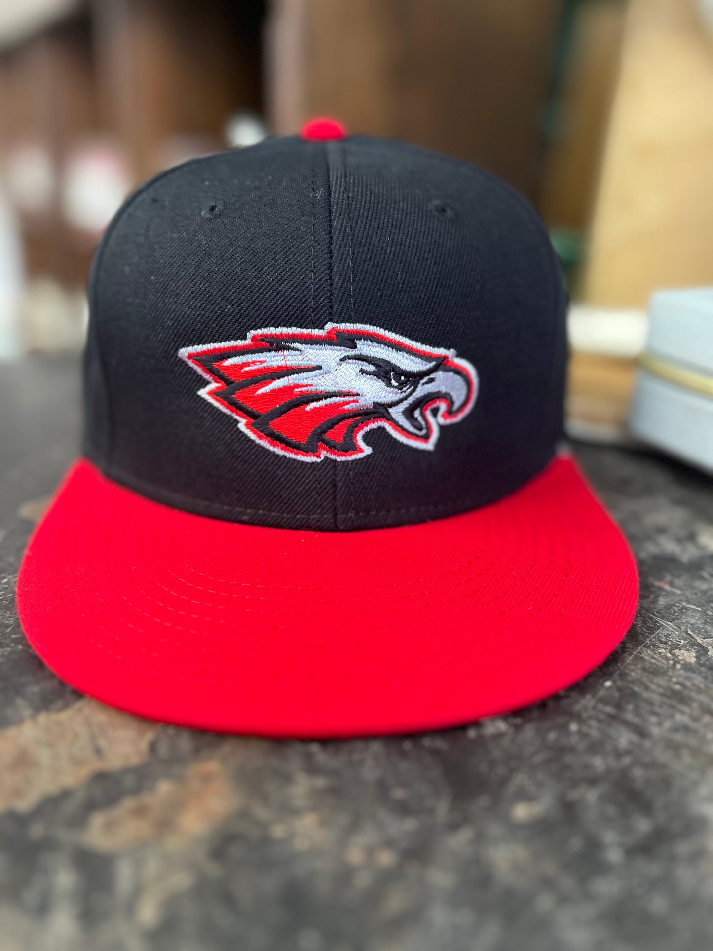 JB Eagles Head 6 Panel Snapback Hat