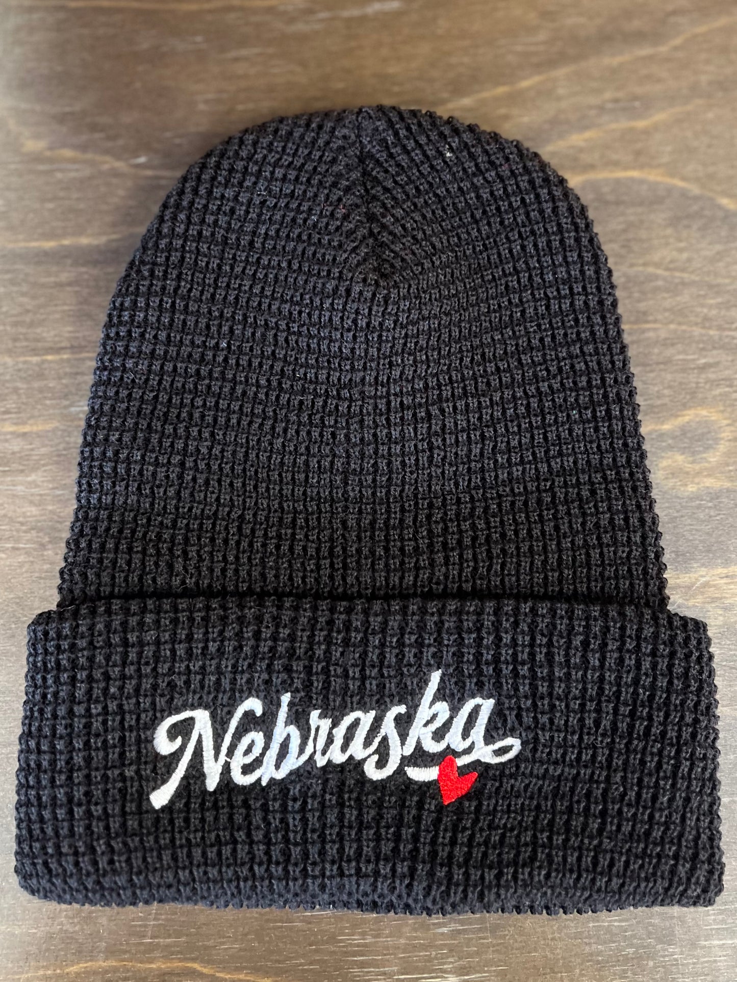Nebraska Script Beanie