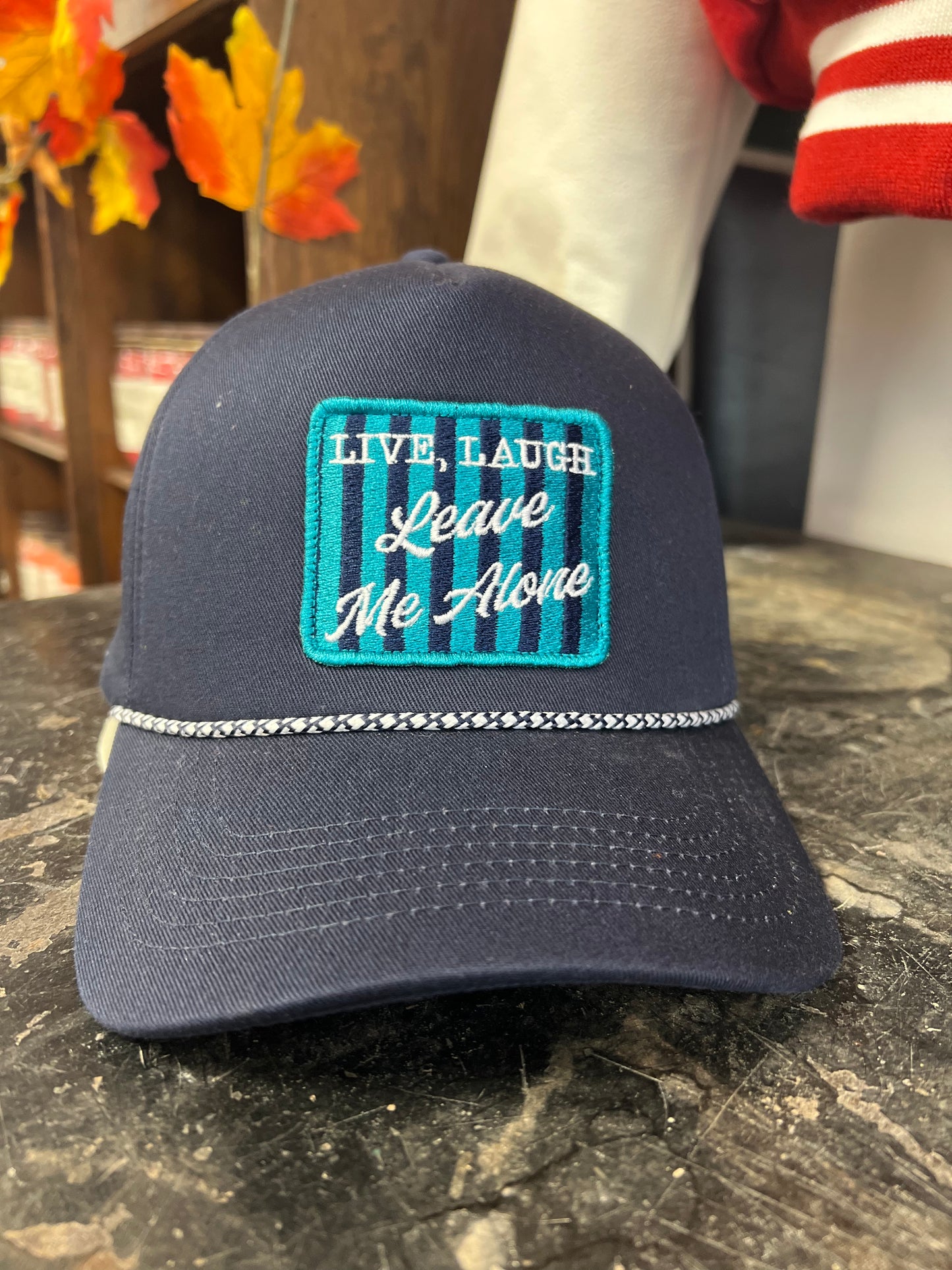 Live, Laugh, Leave Me Alone Patch Hat