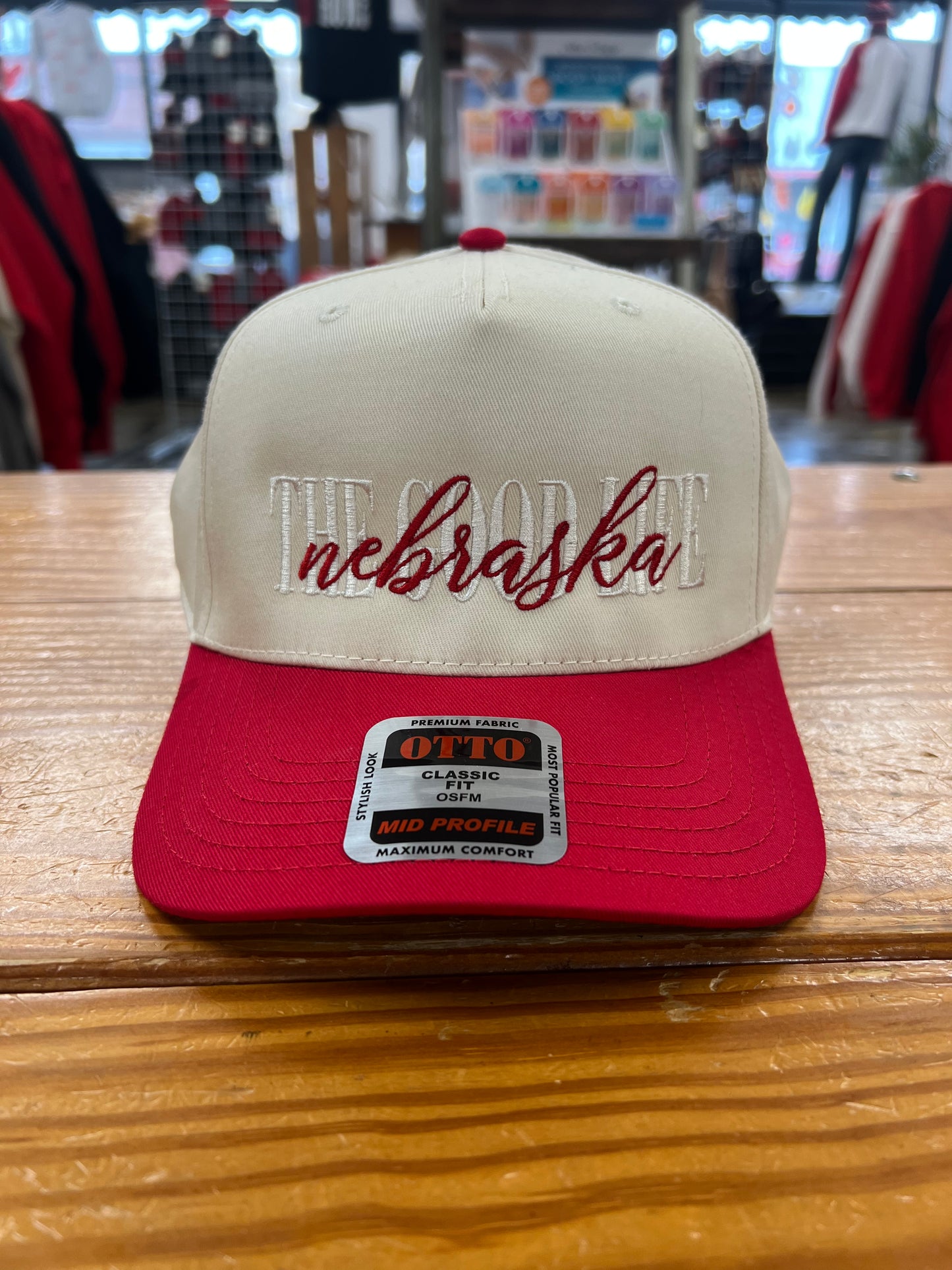 Nebraska The Good Life Overlay Cap