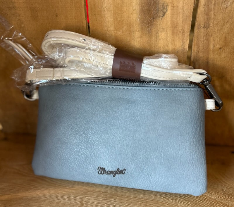 Wrangler Leather Mini Crossbody Purse