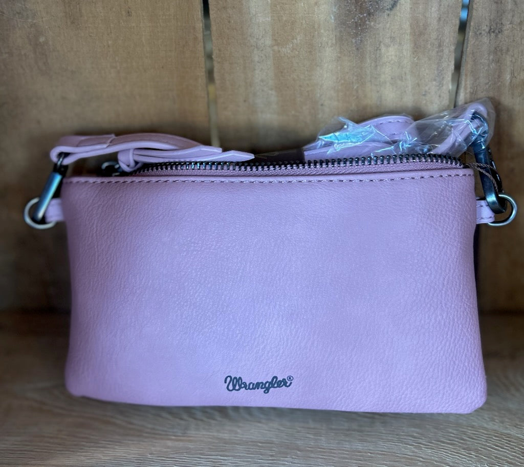 Wrangler Leather Mini Crossbody Purse
