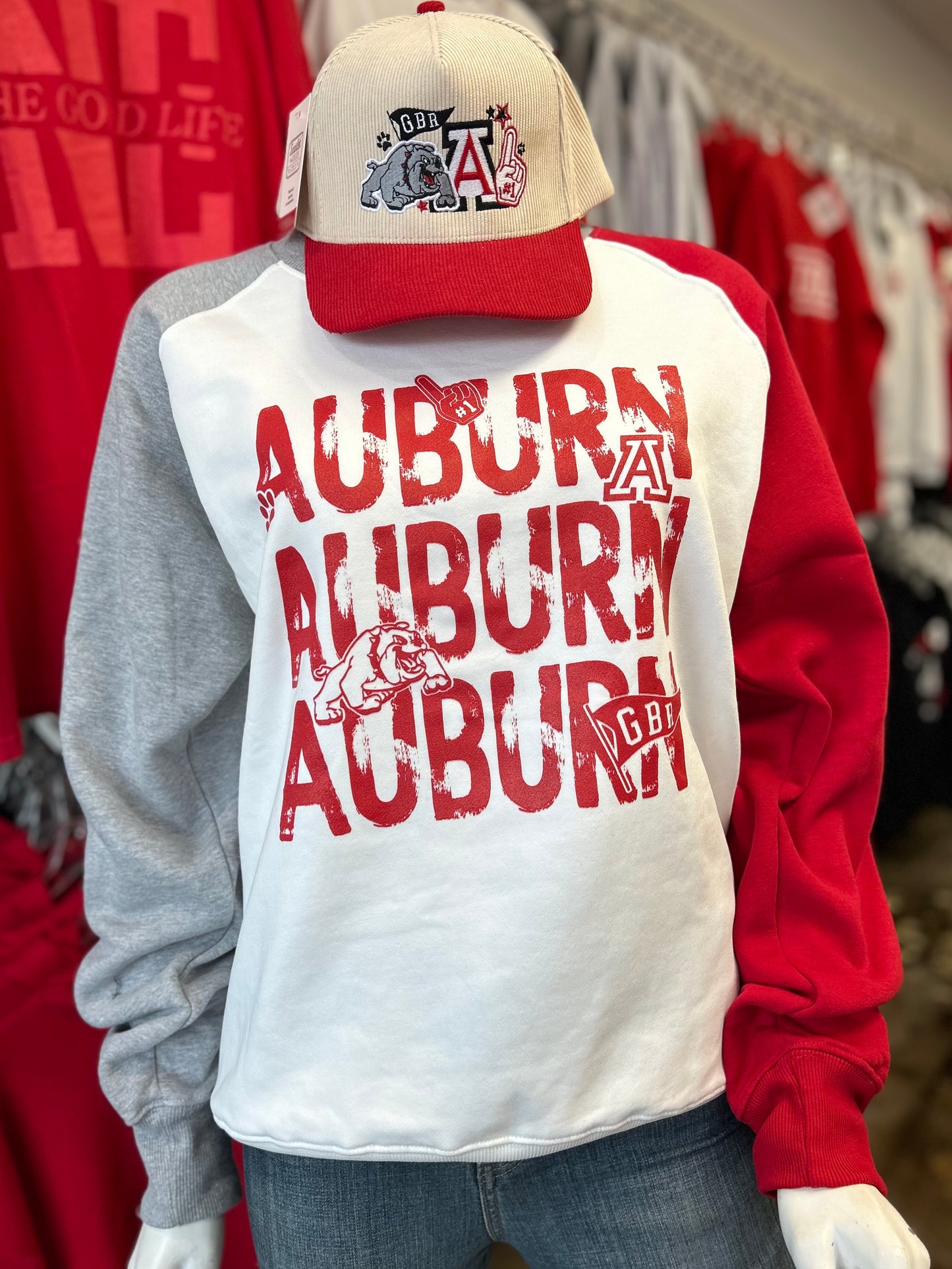 Auburn Colorblock Crew