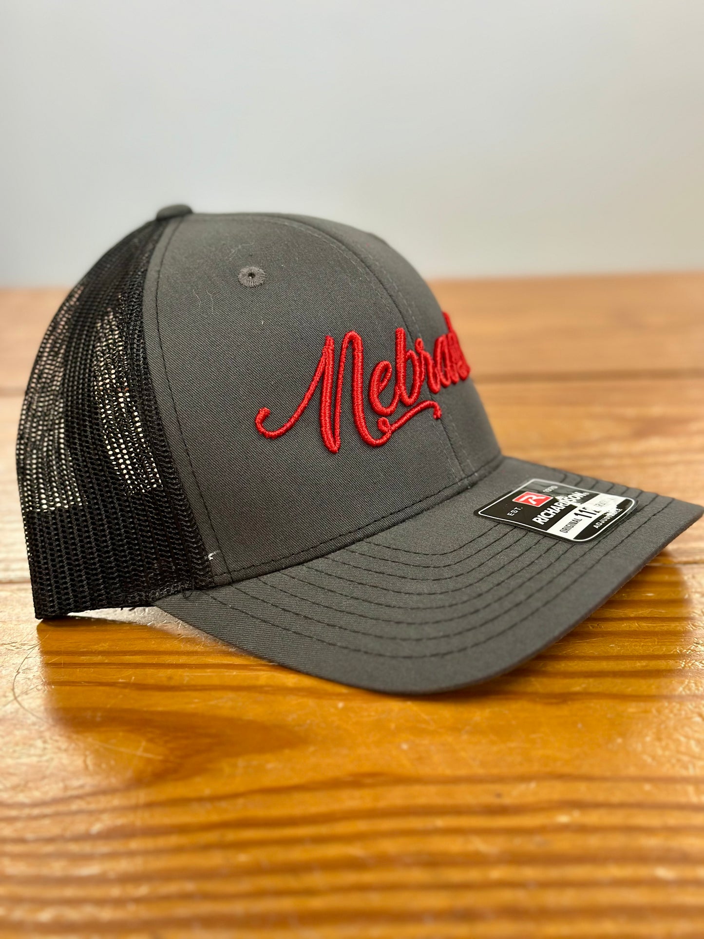 Script Nebraska 3D Puff Trucker Hat