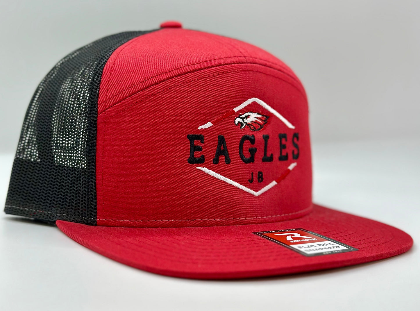 JB Eagles Diamond 7 Panel Trucker Hat