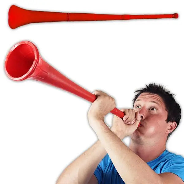 28" Collapsible Red Vuvuzela Stadium Horn