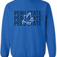 Peru State Bobcats Triple Mascot Puff Crewneck