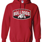 Auburn Retro Bulldog Hoodie