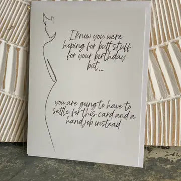 Butt Stuff card