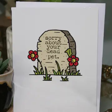 Dead Pet Card