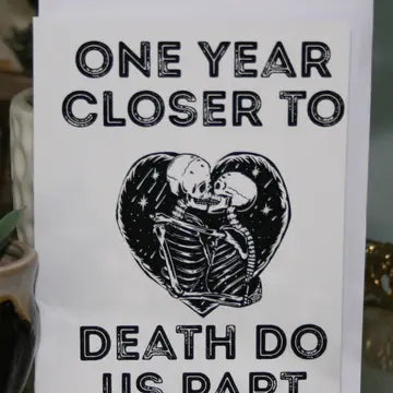 Death Do Us Part card