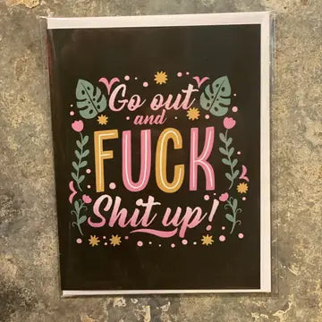 Fuck Shit Up card