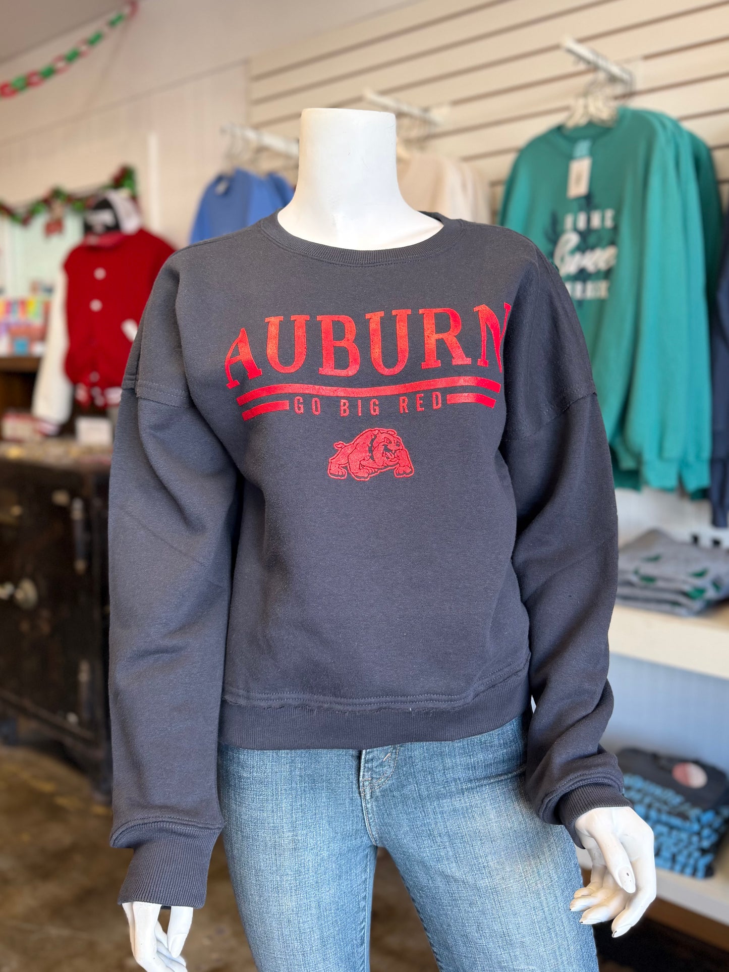 Bulldogs Raw Edge Crewneck