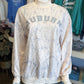Auburn Light Camo Oversized Mock Neck Sweatshirt