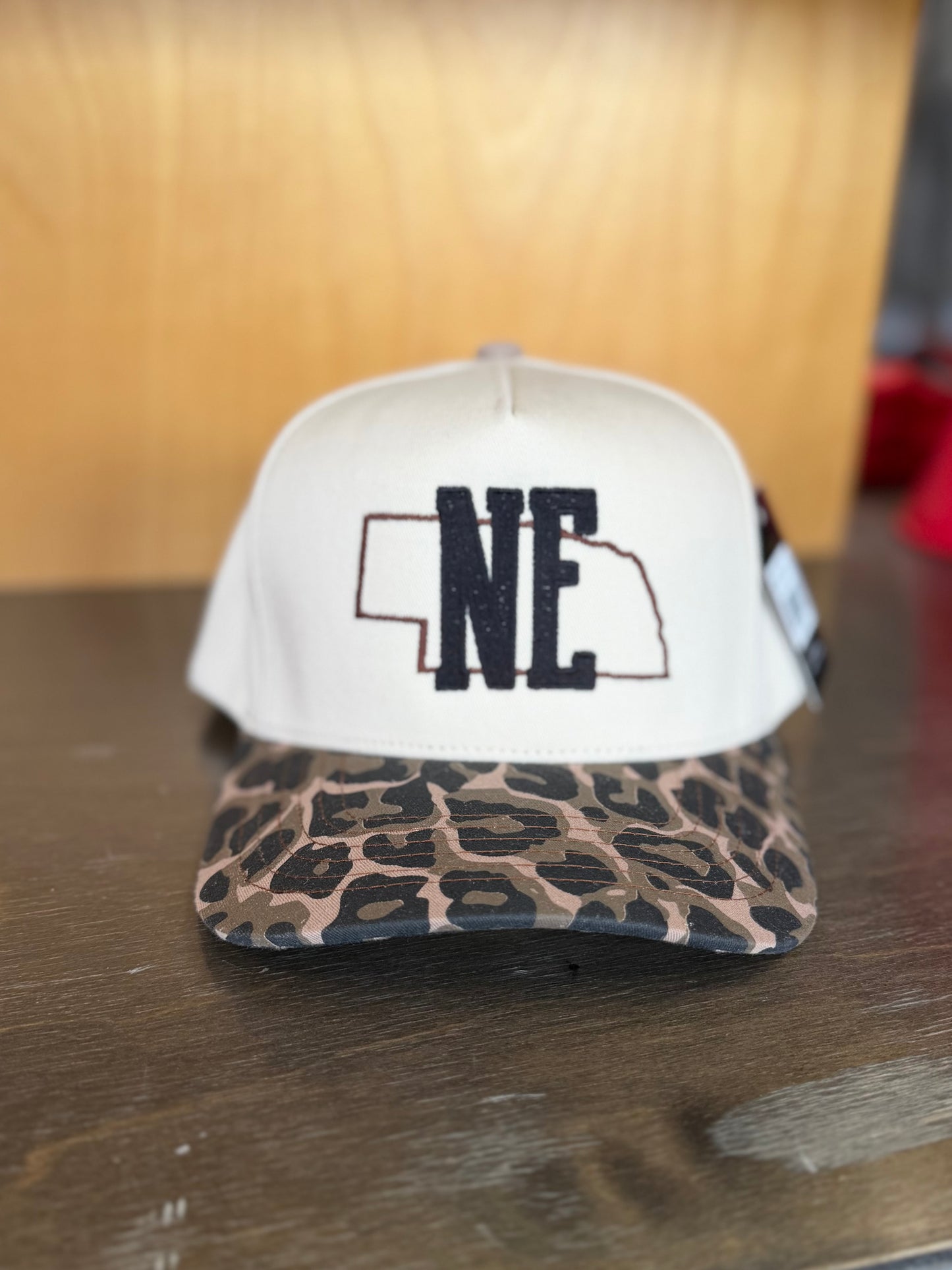 NE State Leopard CC Hat