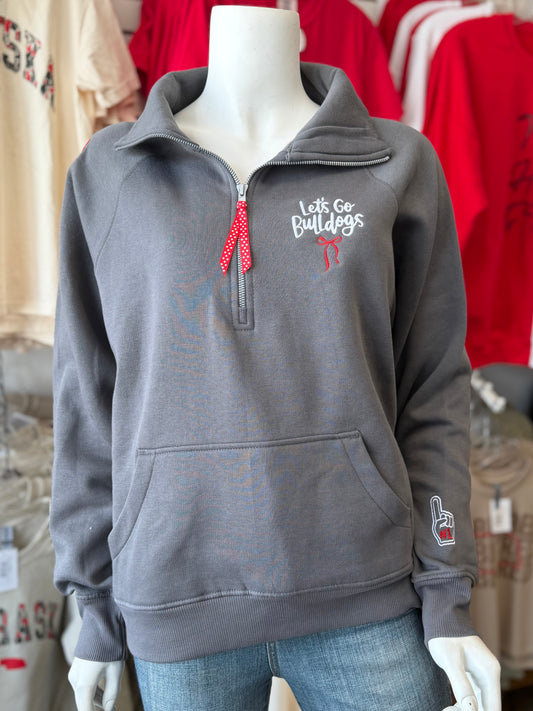 Cute Bulldogs Enza Qtr Zip