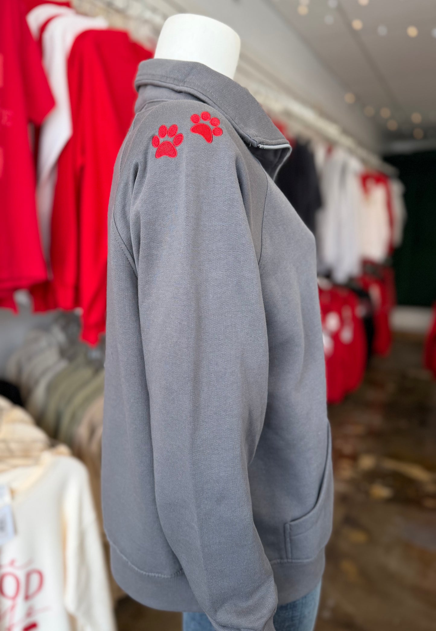 Cute Bulldogs Enza Qtr Zip