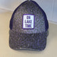 On Lake Time - Glitter Leopard CC Ponytail Hat