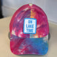 On Lake Time - Pink Tie Dye C.C. Ponytail Hat