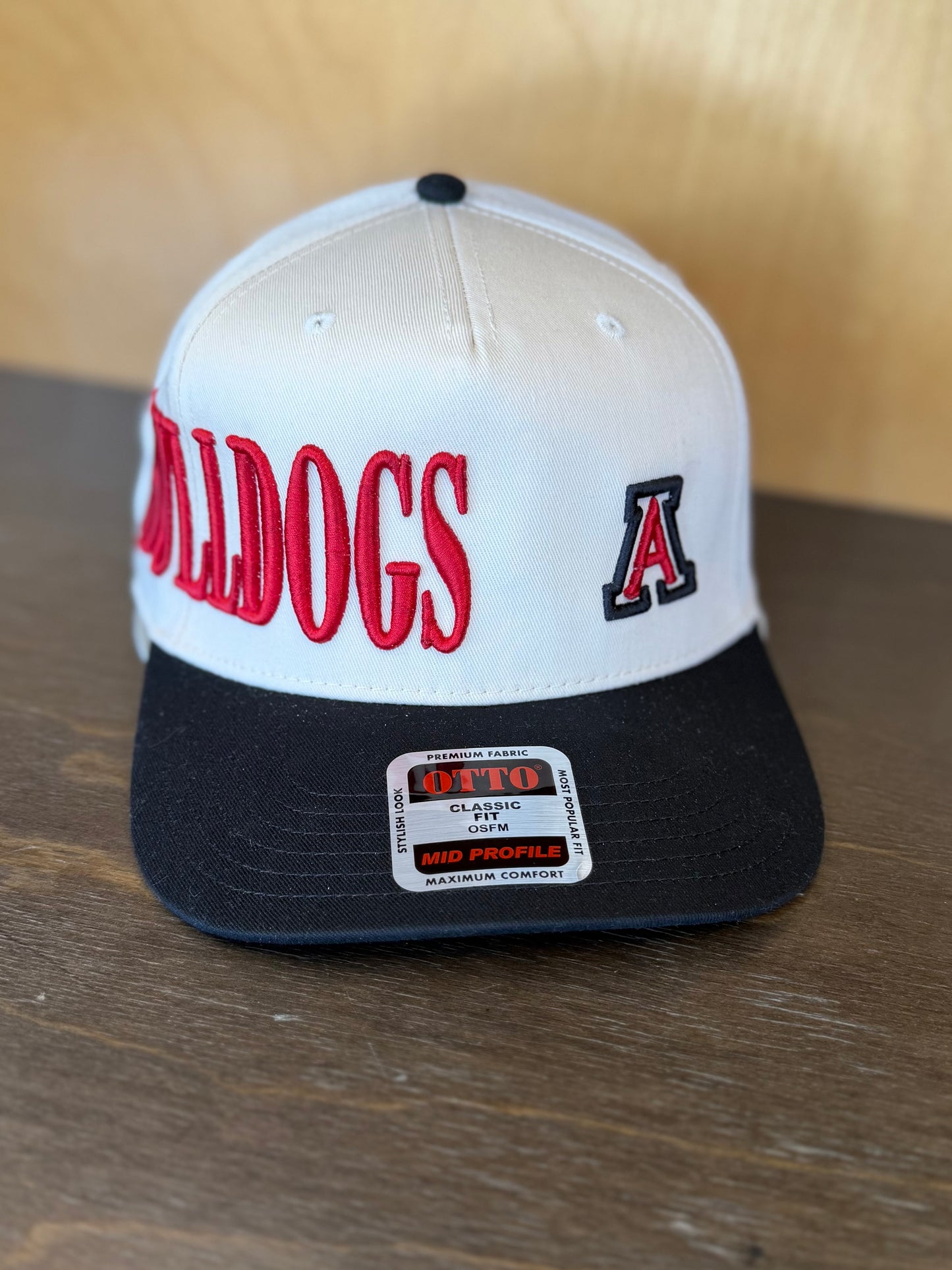 Bulldog Side Puff Design Hat