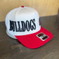 Bulldog Side Puff Design Hat