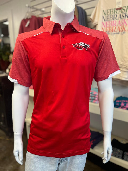 Embroidered Eagles Polo Short Sleeve Shirt