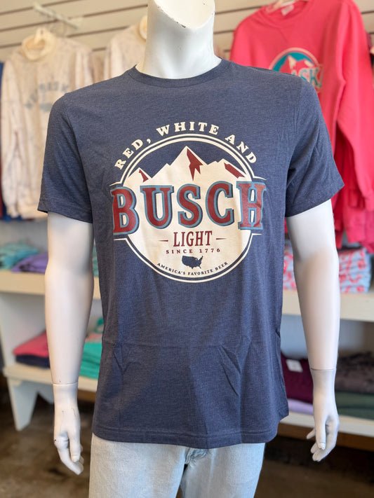 Red, White and Blue Busch B&C Tee