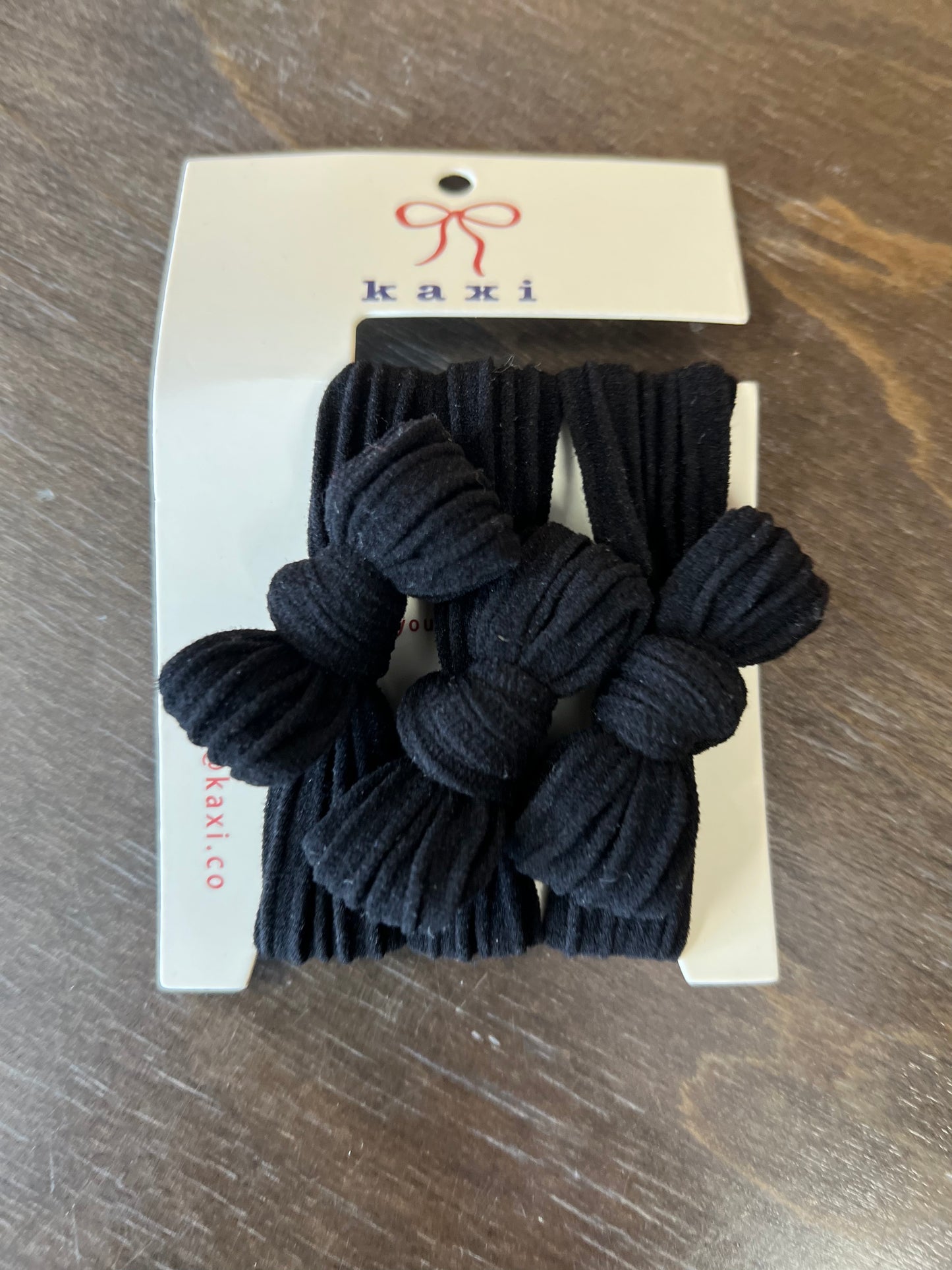 Bow Slick Back Pony Tail Holder