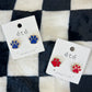 Paw Print Game Day Earrings