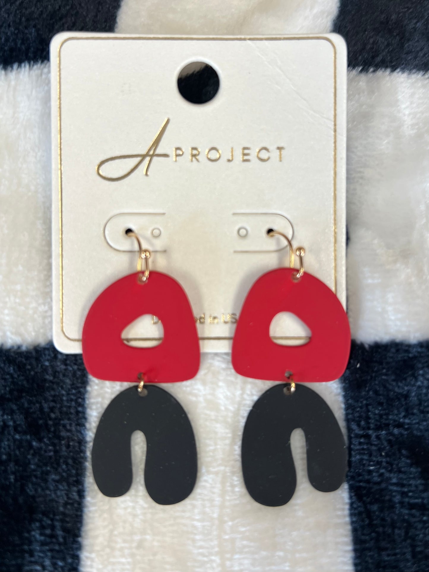 Geometric Shape Game Day Earrings