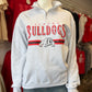 Bulldog Retro Jerzees Qtr Zip