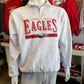 Eagles Retro Jerzees Qtr Zip