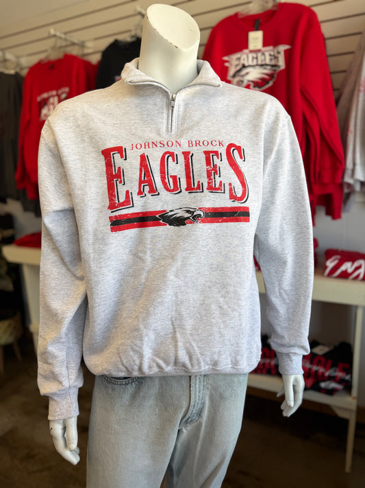 Eagles Retro Jerzees Qtr Zip