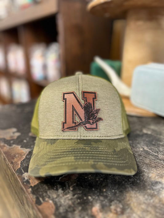 Nebraska Quail Hunter Camo Trucker Hat