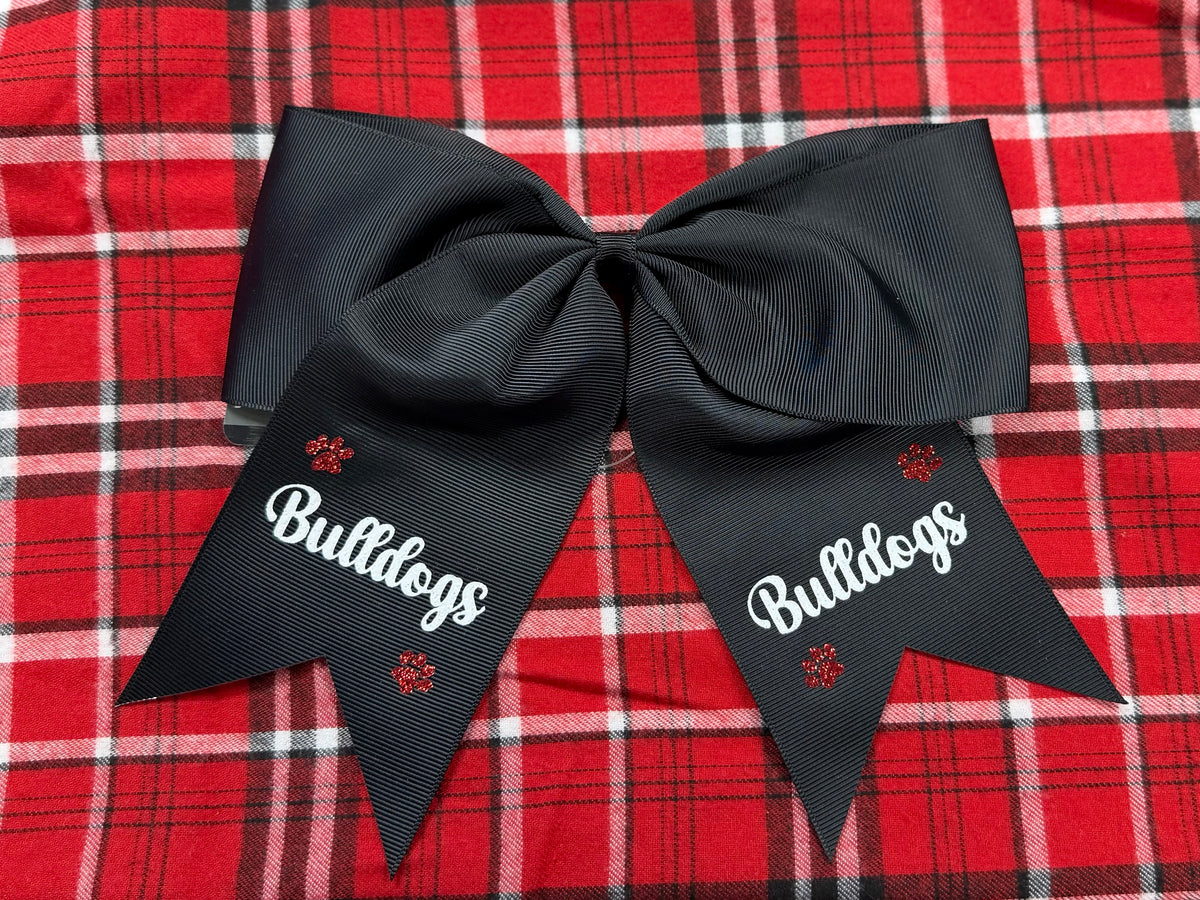 Bulldog Hair Bow