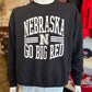 Nebraska Bold Design Crewneck