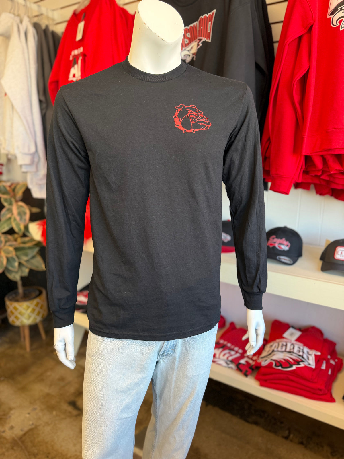 Bulldogs x 5 L/S Gildan Tee