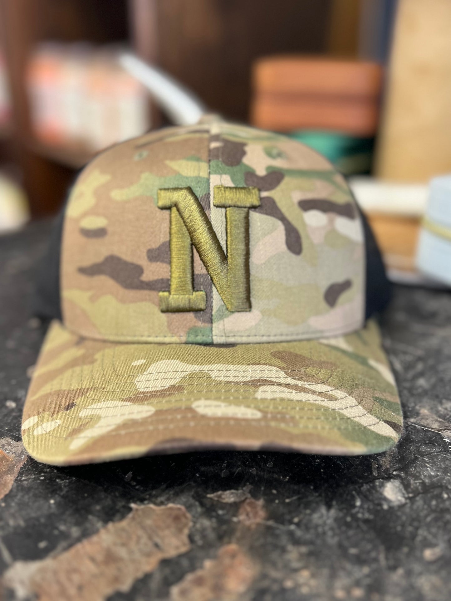 NE N Low Profile Trucker Hat