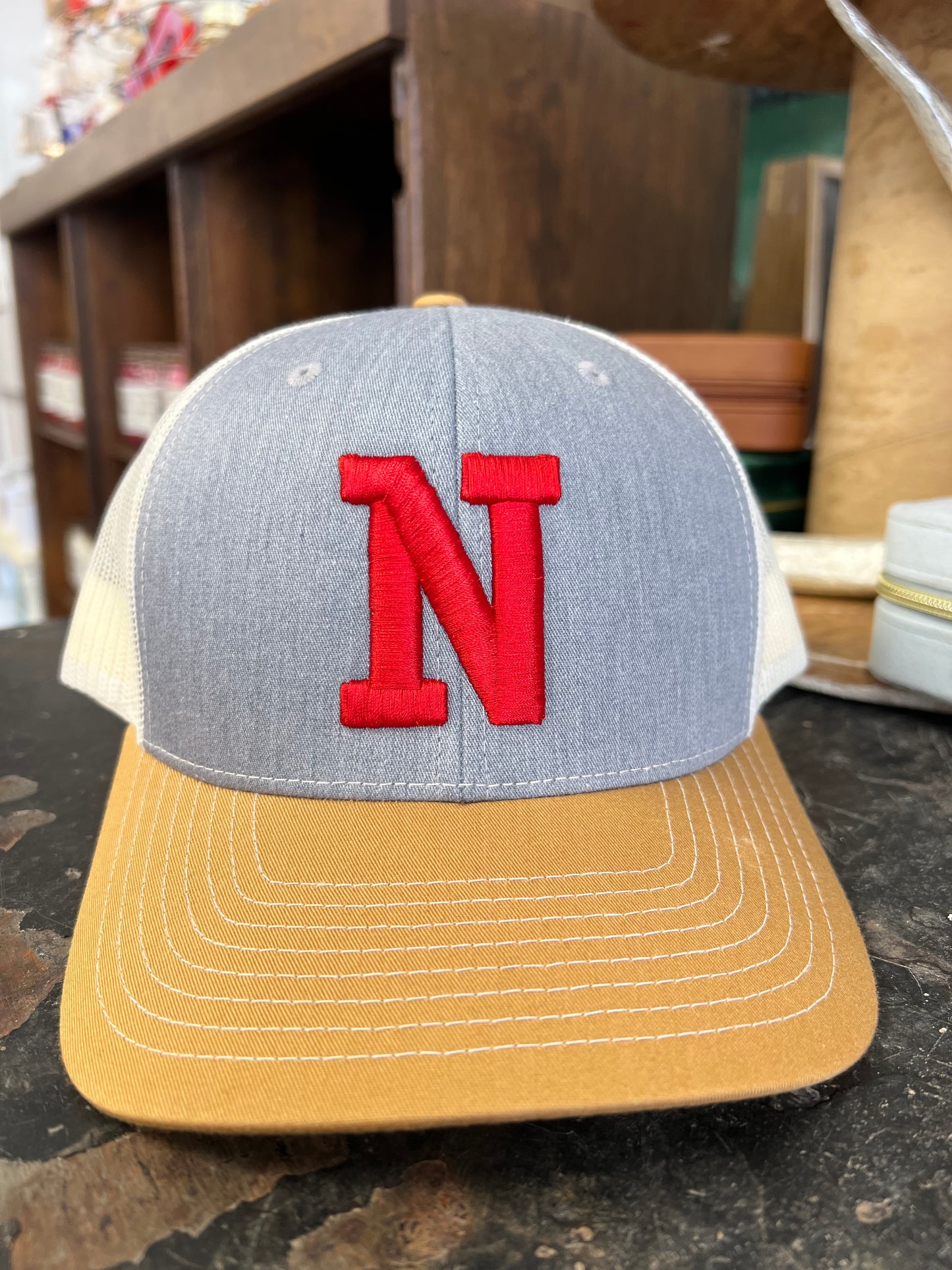 NE N Low Profile Trucker Hat