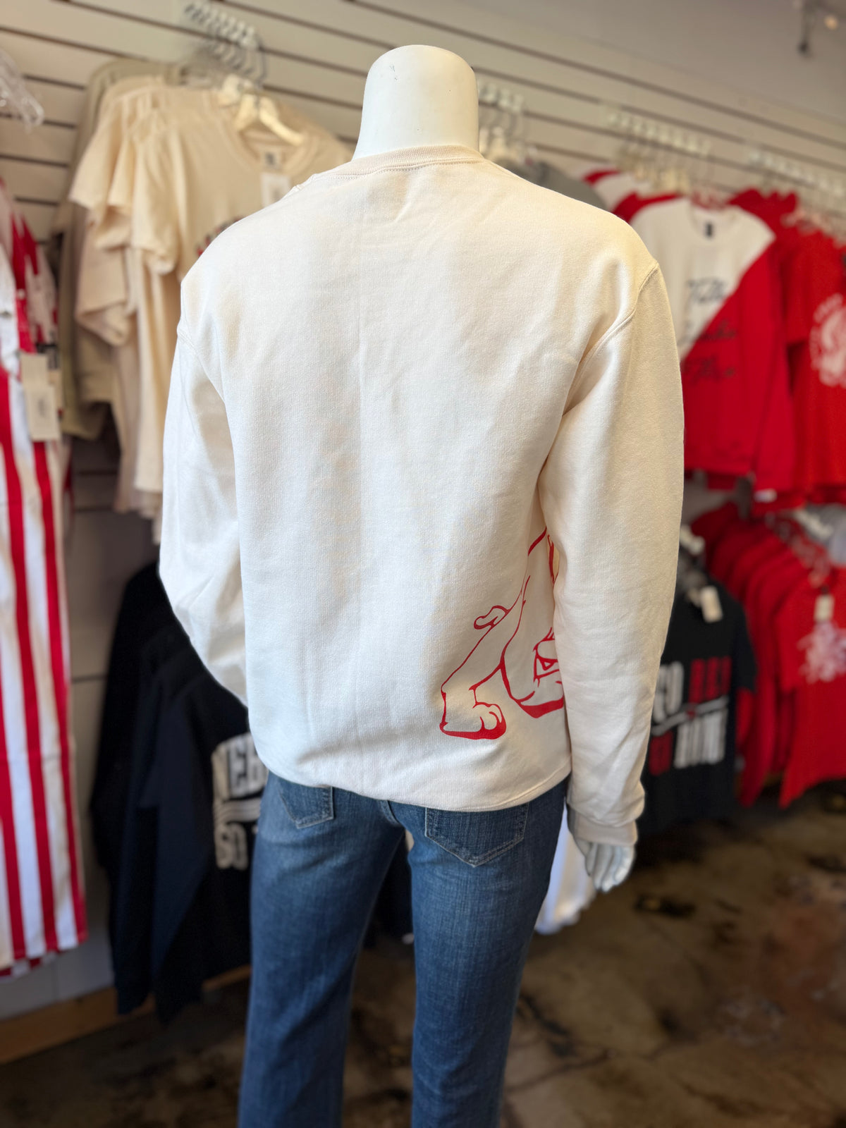 Side Bulldog Port & CO. Crewneck