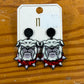 Bulldog Earrings