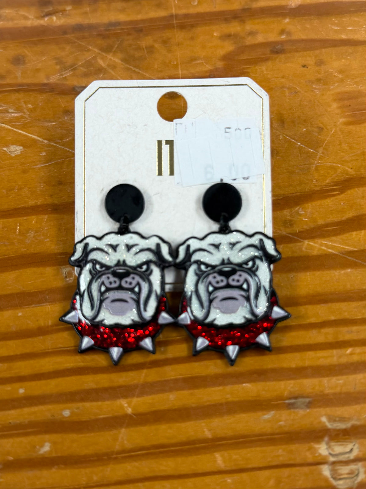 Bulldog Earrings